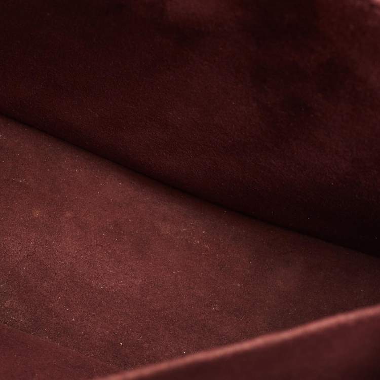Pre Owned Louis Vuitton Bordeaux Monogram Canvas Eden MM Bag