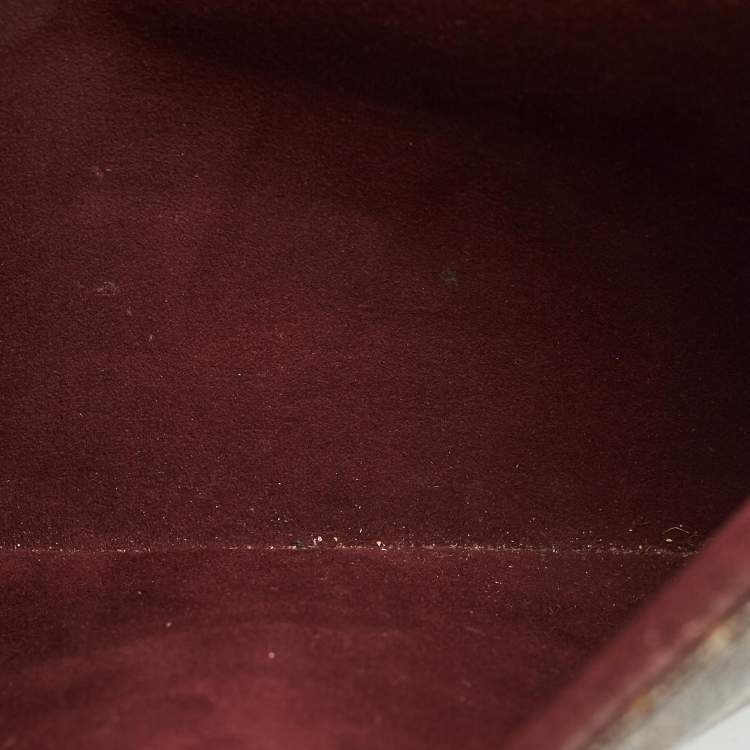 Pre Owned Louis Vuitton Bordeaux Monogram Canvas Eden MM Bag