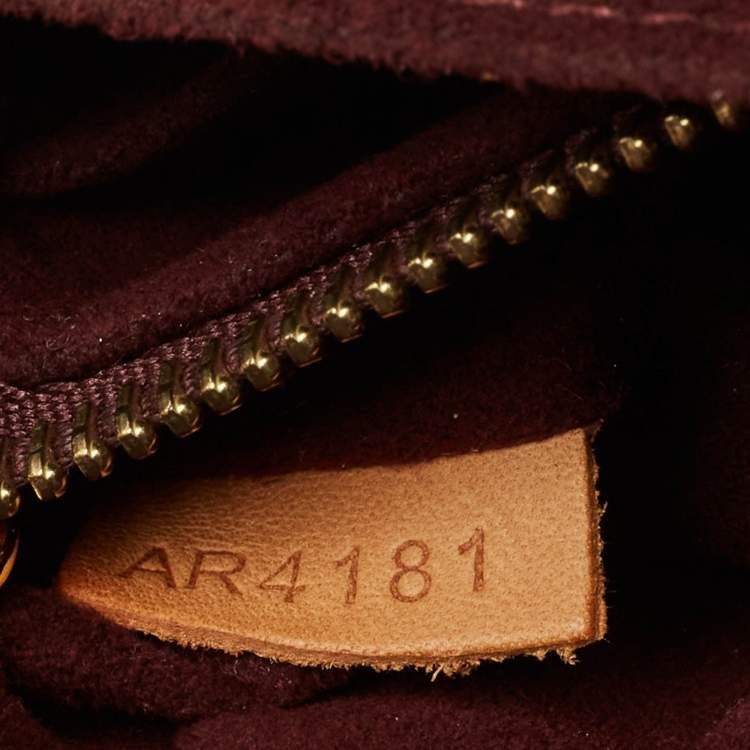 Pre Owned Louis Vuitton Bordeaux Monogram Canvas Eden MM Bag