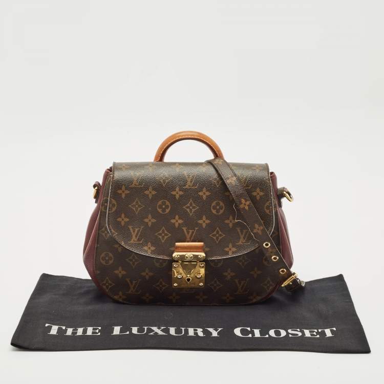 Pre Owned Louis Vuitton Bordeaux Monogram Canvas Eden MM Bag