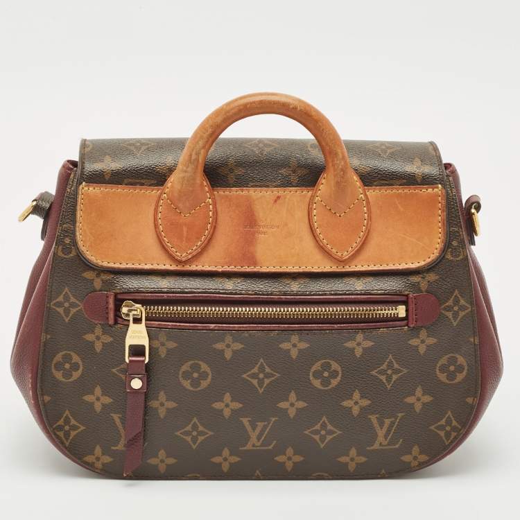 Pre Owned Louis Vuitton Bordeaux Monogram Canvas Eden MM Bag