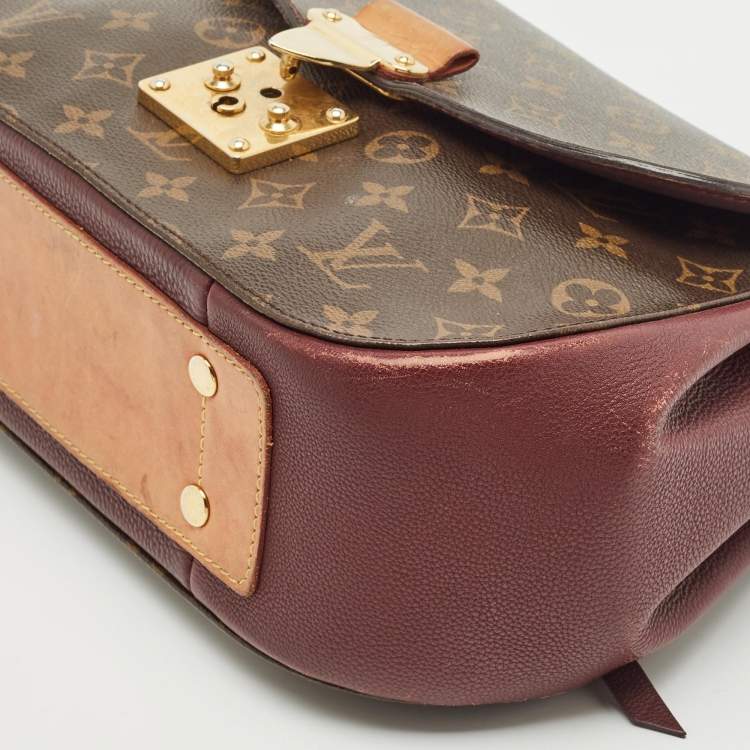 Pre Owned Louis Vuitton Bordeaux Monogram Canvas Eden MM Bag
