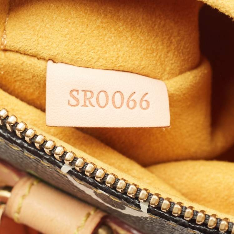 Pre Owned Louis Vuitton Black Monogram Multicolore Limited Edition Fringe Speedy 25 Bag