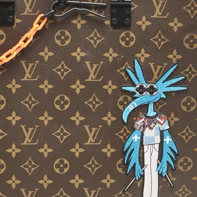 Pre Owned Louis Vuitton Moogram Canvas Cartoon LV Friends Sac Plat Bag
