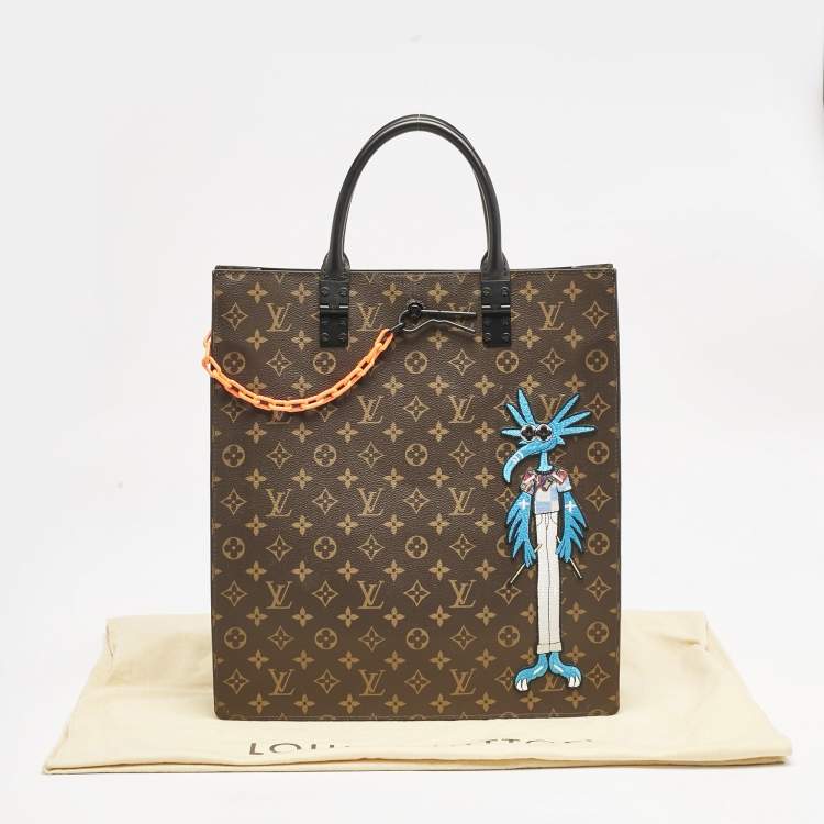 Pre Owned Louis Vuitton Moogram Canvas Cartoon LV Friends Sac Plat Bag