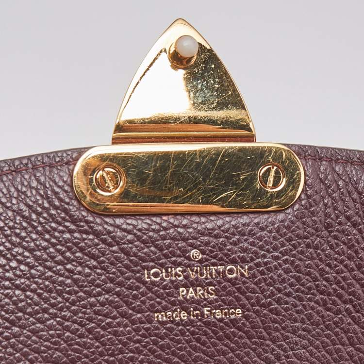 Pre Owned Louis Vuitton Bordeaux Monogram Canvas and Leather Eden PM Bag