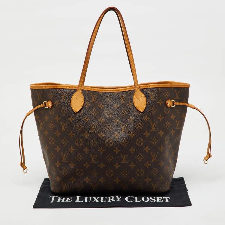 Pre Owned Louis Vuitton Monogram Canvas Neverfull MM Bag