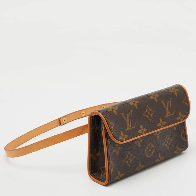 Pre Owned Louis Vuitton Monogram Canvas Pochette Florentine Bag