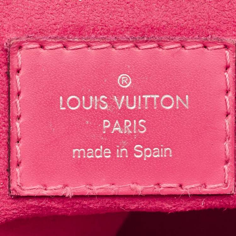 Pre Owned Louis Vuitton Fuchsia Epi Leather Marly BB Bag