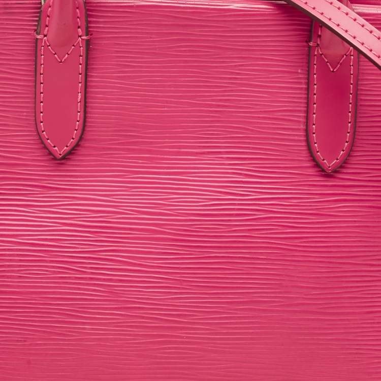 Pre Owned Louis Vuitton Fuchsia Epi Leather Marly BB Bag