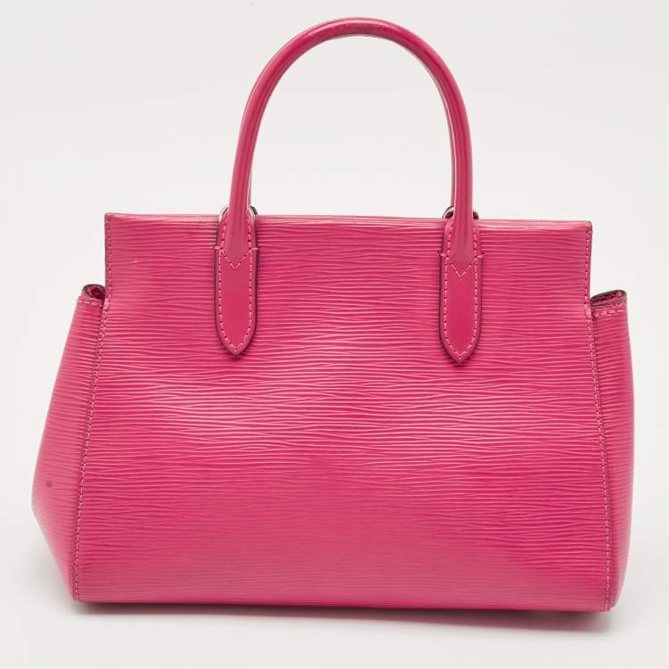 Pre Owned Louis Vuitton Fuchsia Epi Leather Marly BB Bag
