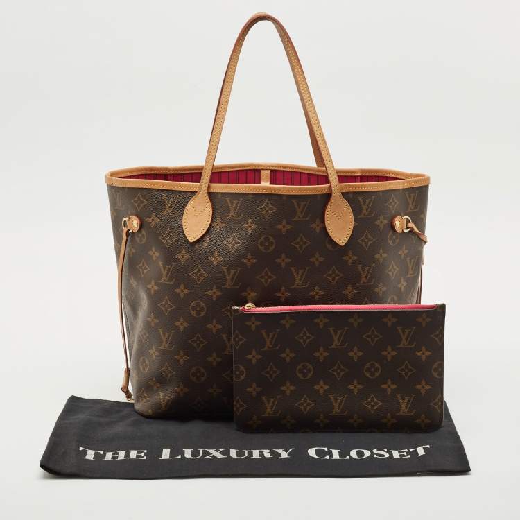 Pre Owned Louis Vuitton Monogram Canvas Neverfull MM Bag