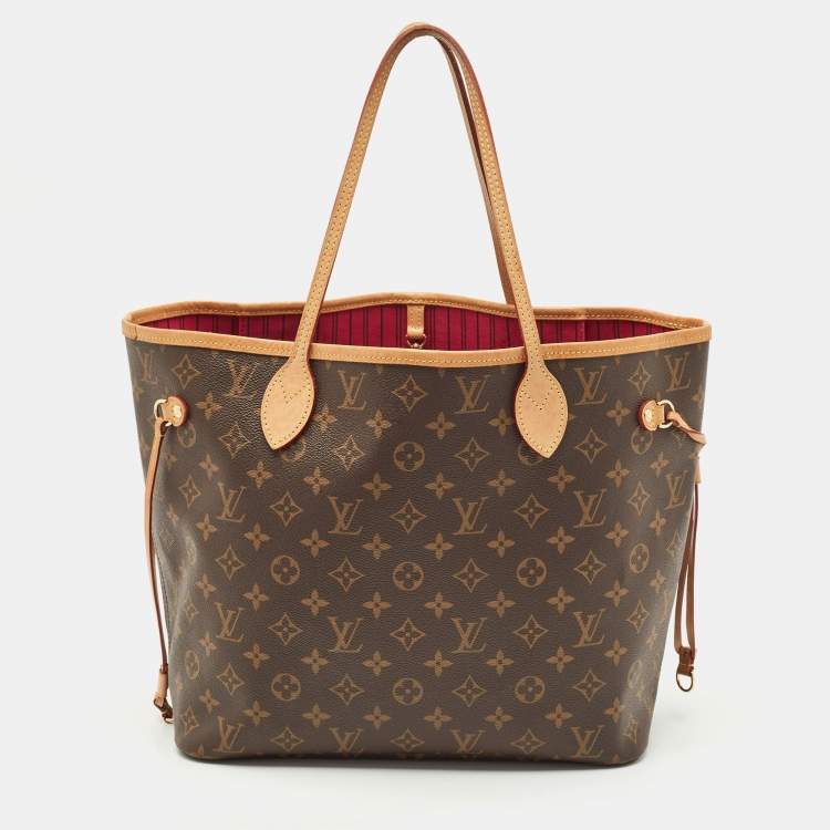 Pre Owned Louis Vuitton Monogram Canvas Neverfull MM Bag