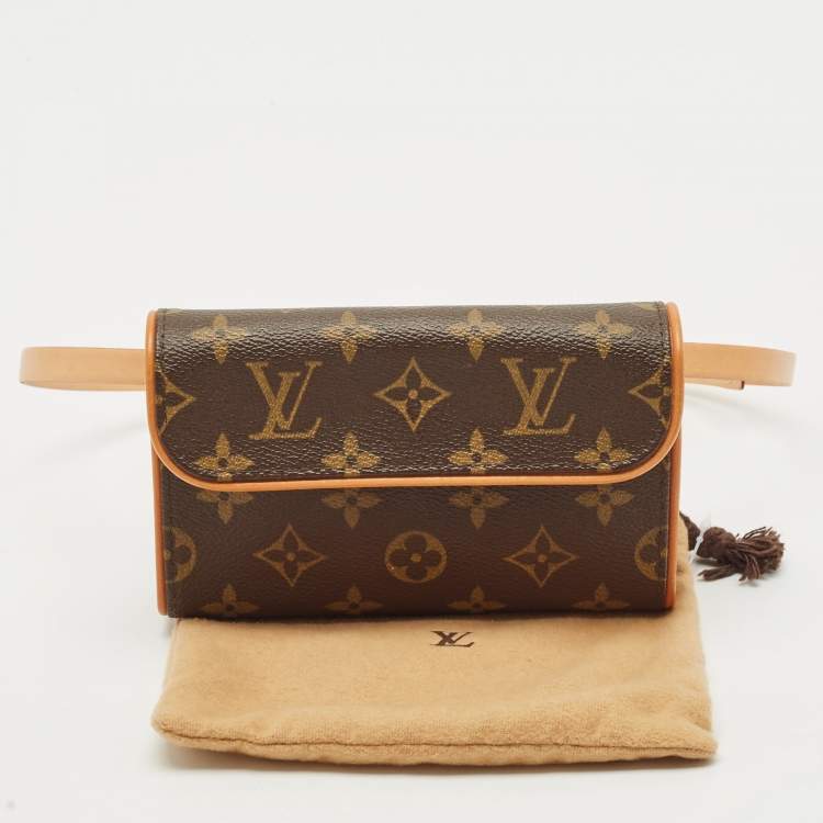 Pre Owned Louis Vuitton Monogram Canvas Pochette Florentine Bag