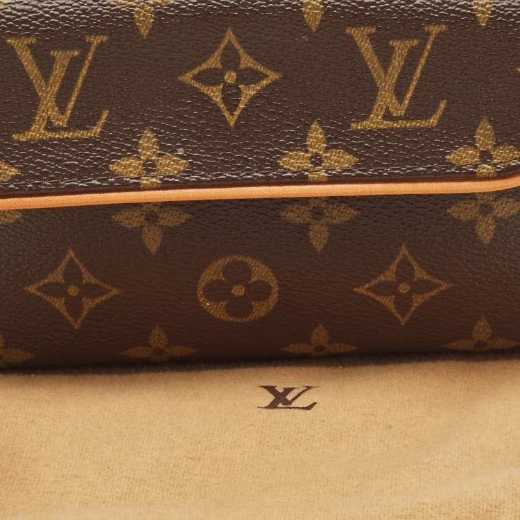 Pre Owned Louis Vuitton Monogram Canvas Pochette Florentine Bag