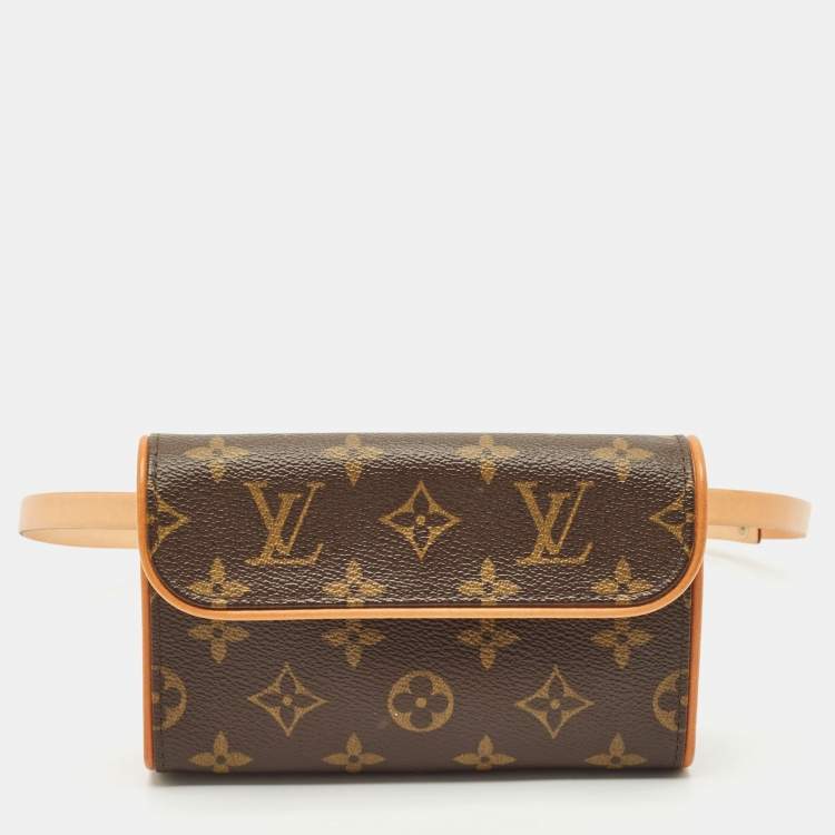 Pre Owned Louis Vuitton Monogram Canvas Pochette Florentine Bag