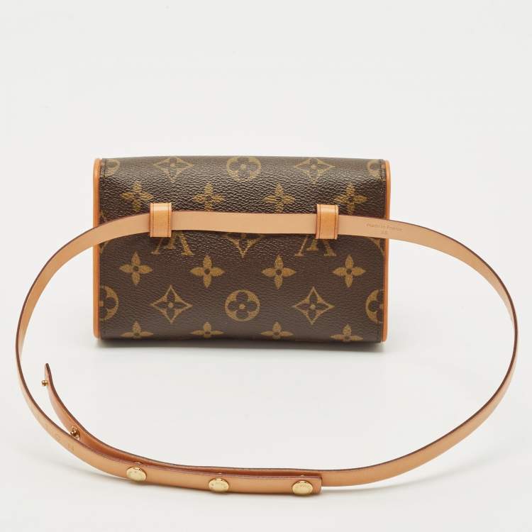 Pre Owned Louis Vuitton Monogram Canvas Pochette Florentine Bag