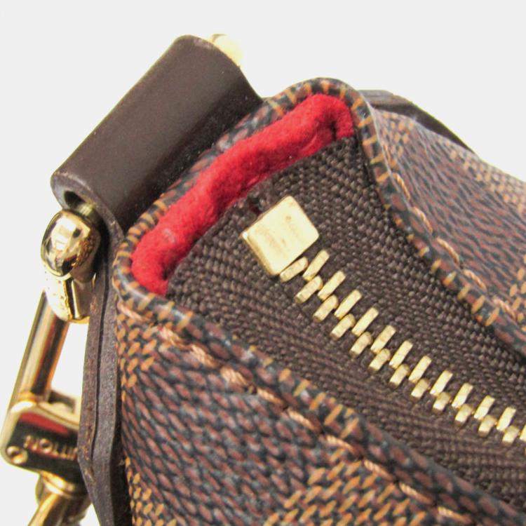 Pre Owned Louis Vuitton Damier Ebene Canvas Evora MM Shoulder Bag