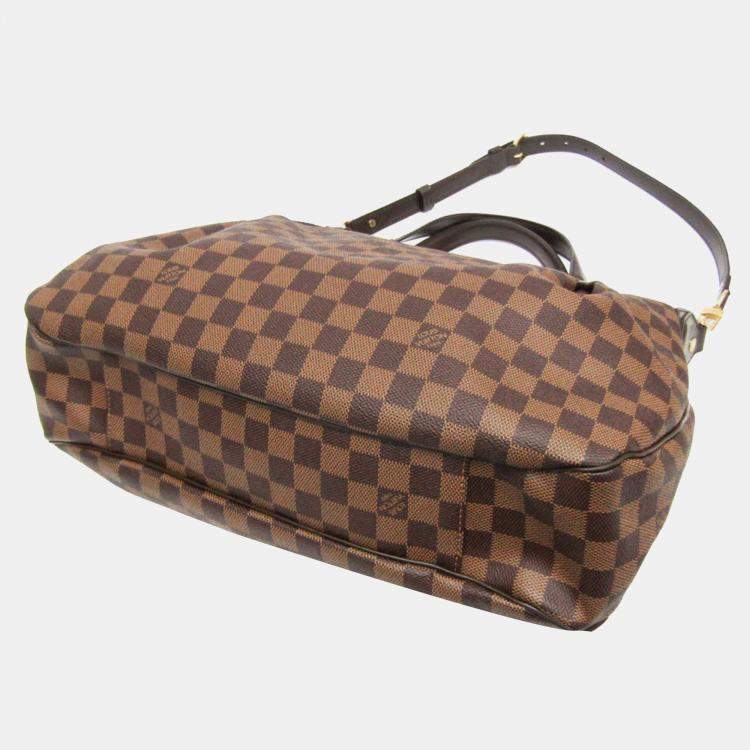 Pre Owned Louis Vuitton Damier Ebene Canvas Evora MM Shoulder Bag