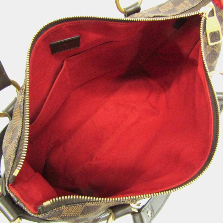 Pre Owned Louis Vuitton Damier Ebene Canvas Evora MM Shoulder Bag