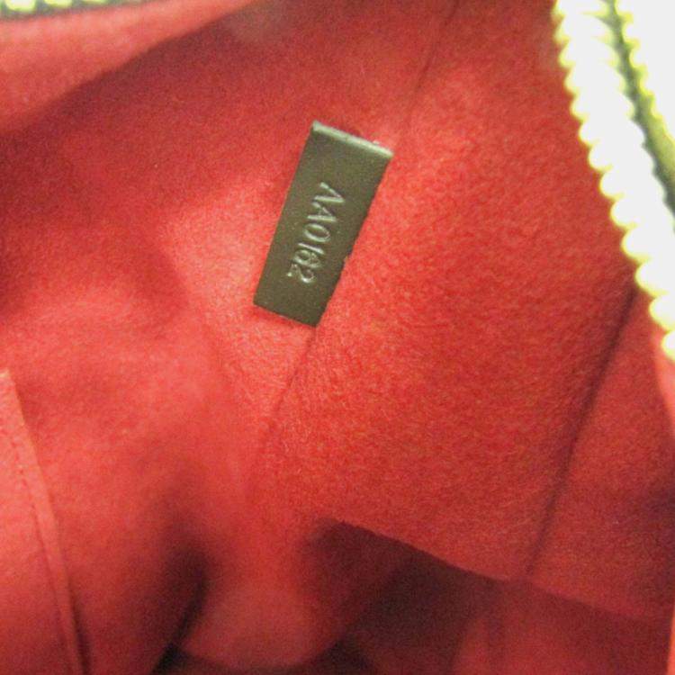 Pre Owned Louis Vuitton Damier Ebene Canvas Evora MM Shoulder Bag
