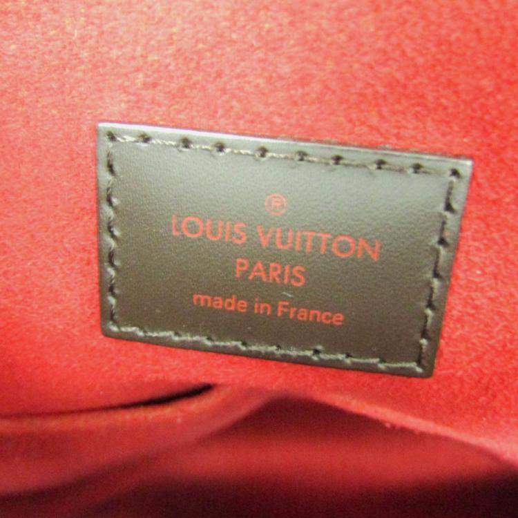 Pre Owned Louis Vuitton Damier Ebene Canvas Evora MM Shoulder Bag