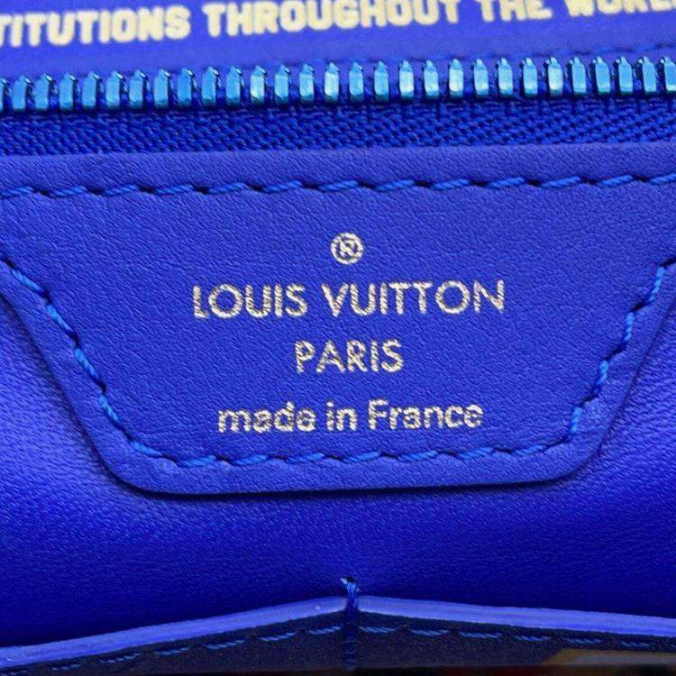 Pre Owned Louis Vuitton Blue Multicolor Monogram Masters Gauguin Neverfull MM Tote Bag