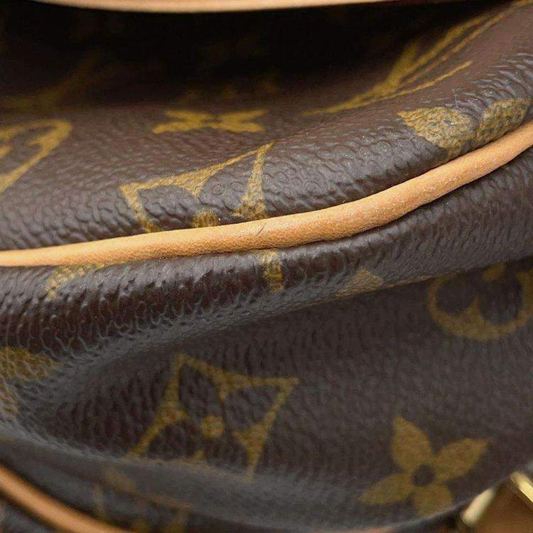 Pre Owned Louis Vuitton Brown Monogram Canvas Saumur 30 Shoulder Bag