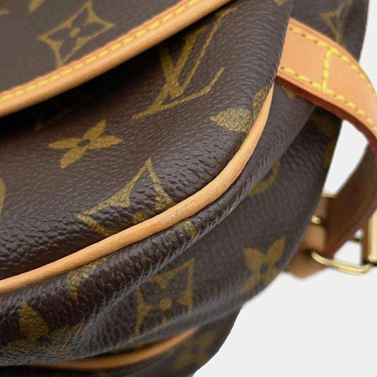 Pre Owned Louis Vuitton Brown Monogram Canvas Saumur 30 Shoulder Bag