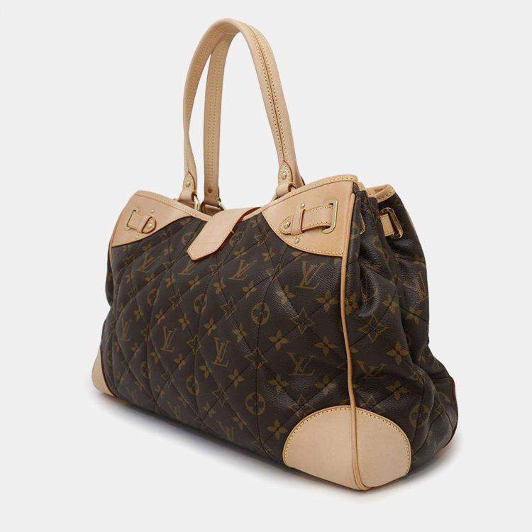 Pre Owned Louis Vuitton Brown Monogram Etoile Shopper  