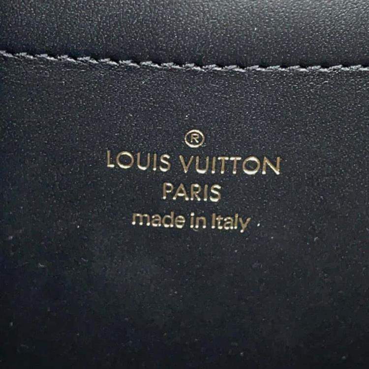 Pre Owned Louis Vuitton Black Calf Leather Utility Crossbody Bag