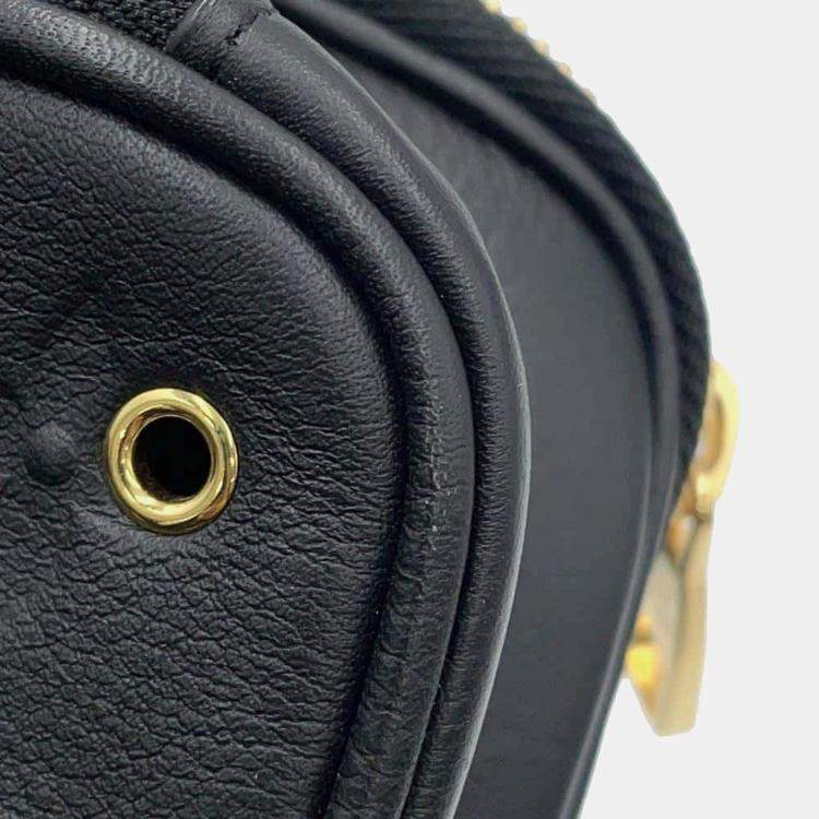 Pre Owned Louis Vuitton Black Calf Leather Utility Crossbody Bag