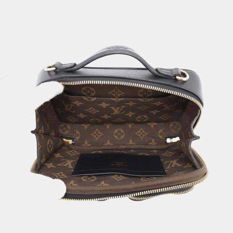 Pre Owned Louis Vuitton Black Calf Leather Utility Crossbody Bag