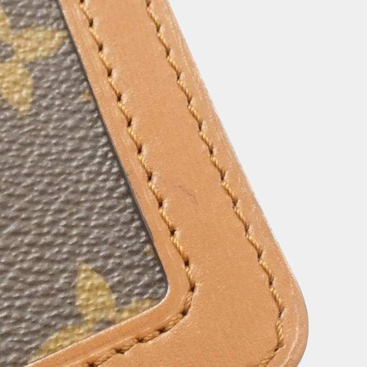 Pre Owned Louis Vuitton Brown Monogram Reverse Dauphine MM Shoulder Bag