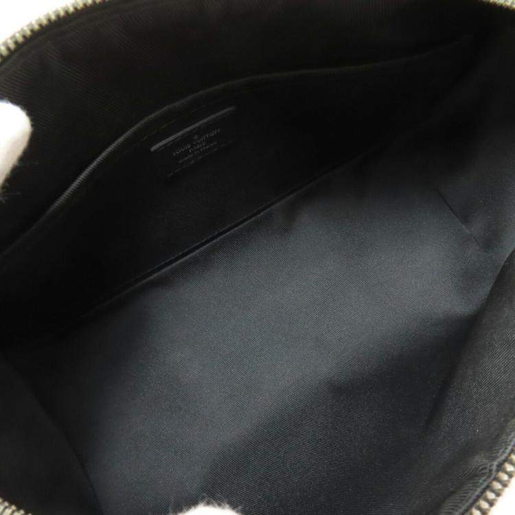 Pre Owned Louis Vuitton Noir Monogram Canvas City Keepall Bag 