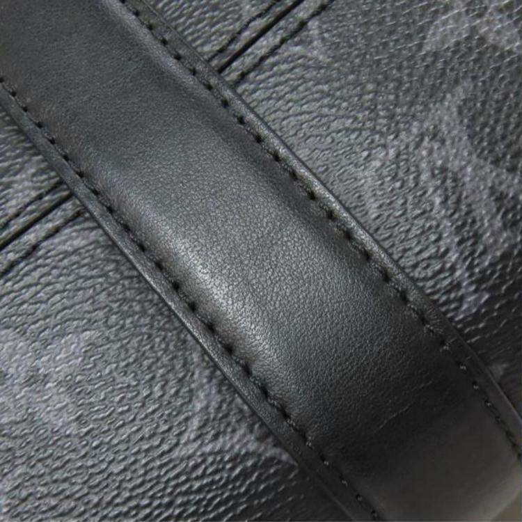 Pre Owned Louis Vuitton Noir Monogram Canvas City Keepall Bag 