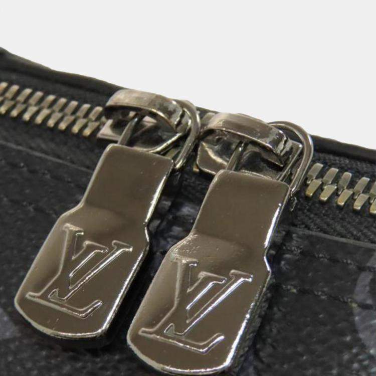 Pre Owned Louis Vuitton Noir Monogram Canvas City Keepall Bag 