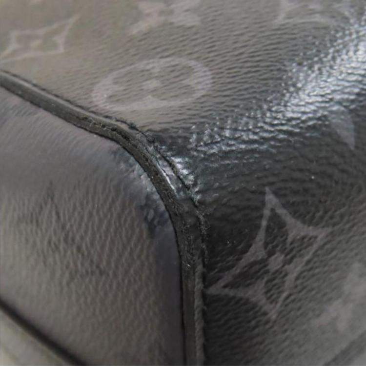 Pre Owned Louis Vuitton Noir Monogram Canvas City Keepall Bag 