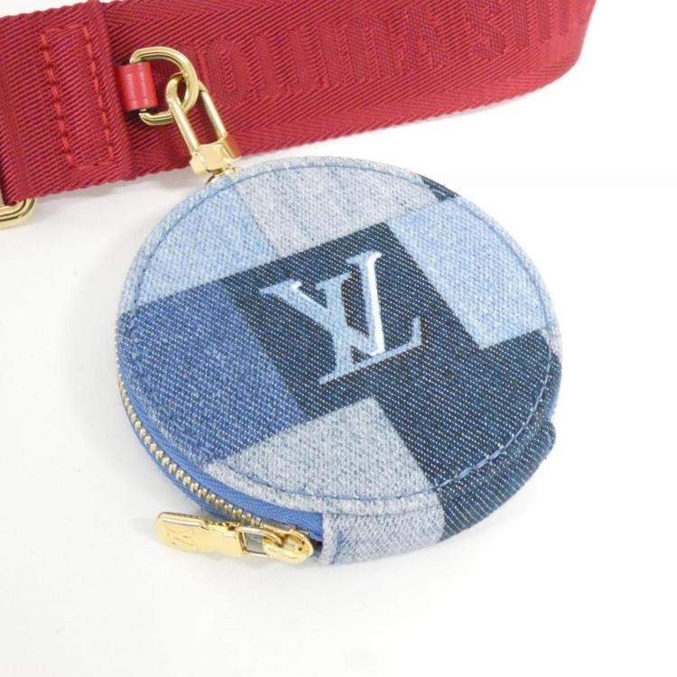 Pre Owned Louis Vuitton Denim Monogram Multi Pochette Accessoires