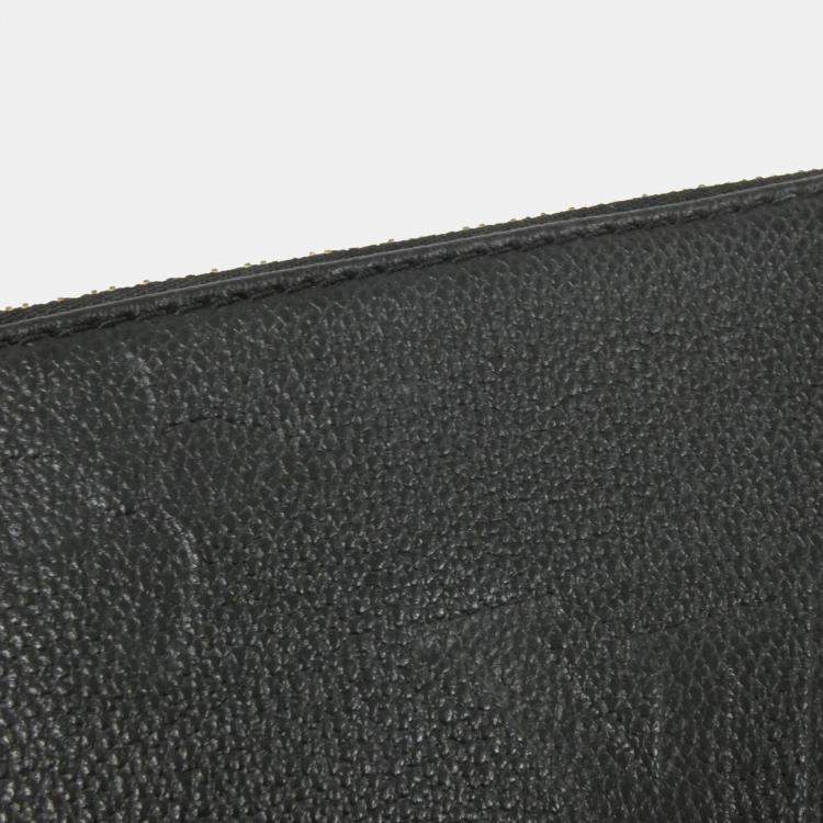 Pre Owned Louis Vuitton Black Leather Multi Pochette Accessoires Shoulder Bag