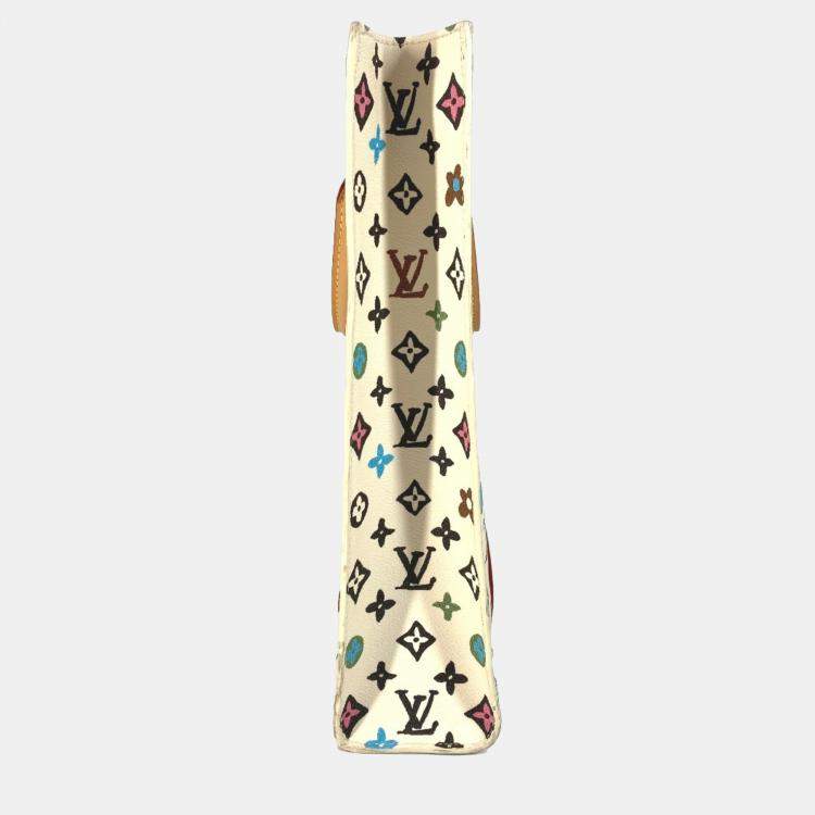 Pre Owned Louis Vuitton Multicolor Monogram Canvas Craggy Sac Plat Tote Bag