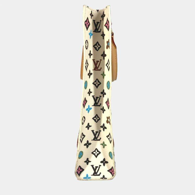 Pre Owned Louis Vuitton Multicolor Monogram Canvas Craggy Sac Plat Tote Bag