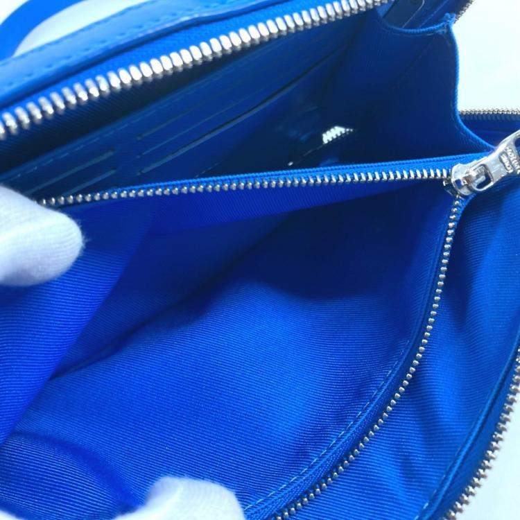 Pre Owned Louis Vuitton Blue Monogram Canvas Clouds Soft Trunk