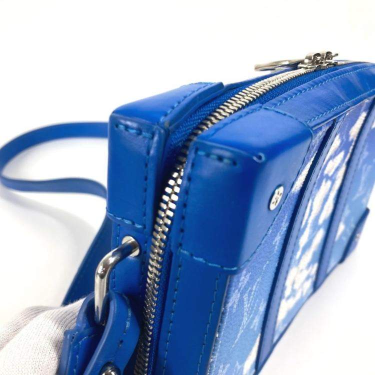 Pre Owned Louis Vuitton Blue Monogram Canvas Clouds Soft Trunk