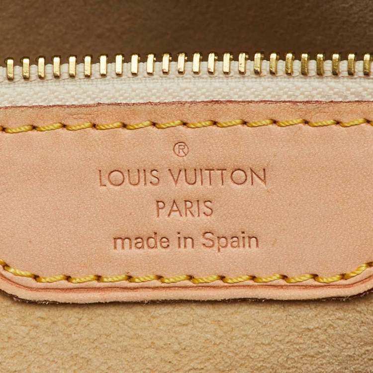 Pre Owned Louis Vuitton Damier Azur Canvas Hampstead MM Bag
