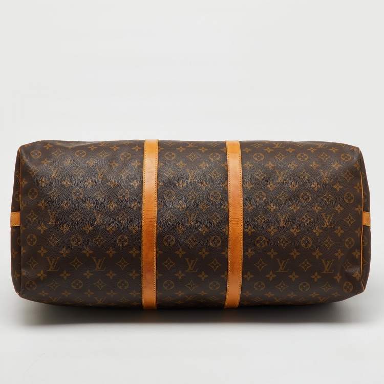 Pre Owned Louis Vuitton Monogram Canvas Keepall Bandoulière 60 Bag
