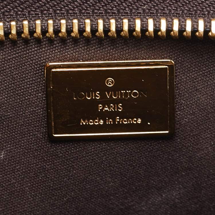 Pre Owned Louis Vuitton Amarante Monogram Vernis Brea PM NM Bag