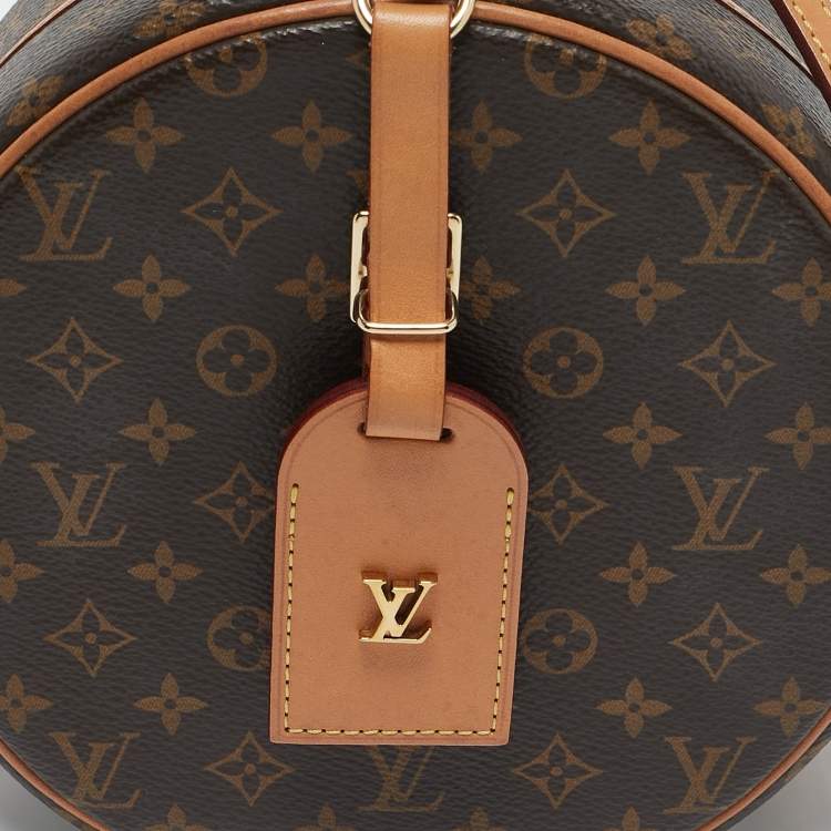 Pre Owned Louis Vuitton Monogram Canvas Petite Boite Chapeau Bag