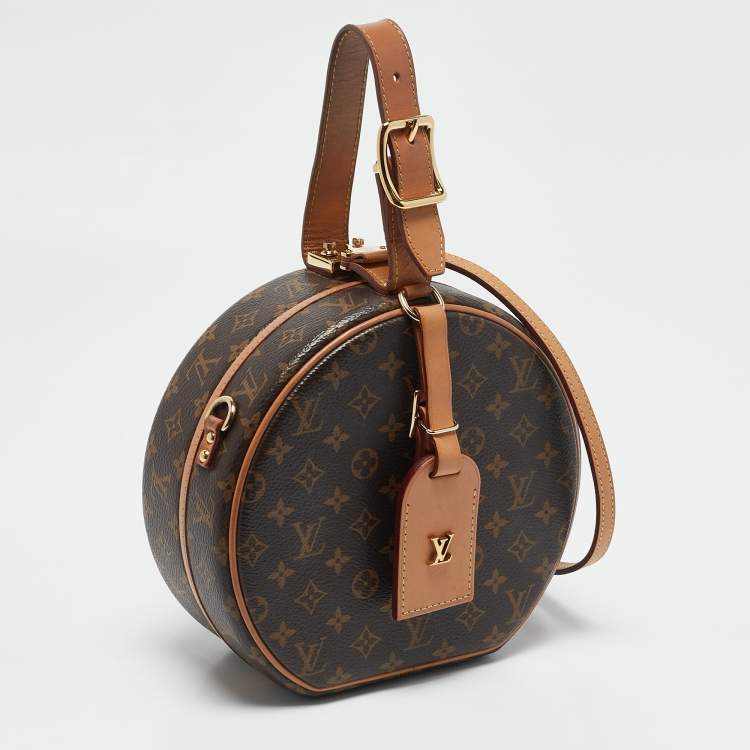 Pre Owned Louis Vuitton Monogram Canvas Petite Boite Chapeau Bag