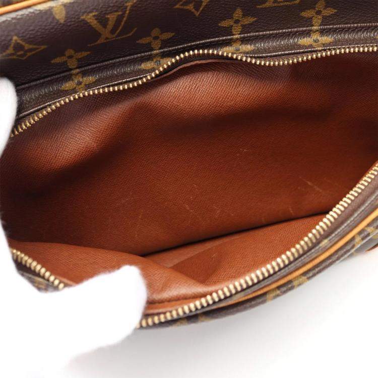 Pre Owned Louis Vuitton Brown Monogram Canvas Nile Shoulder Bag